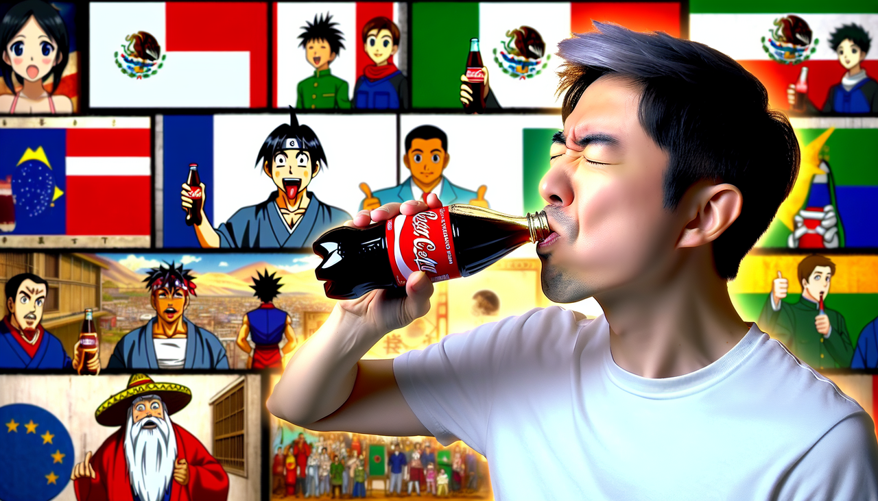 YouTuber「いろんな国のコカコーラを飲み比べた結果、メキシコのものが最も美味しい」