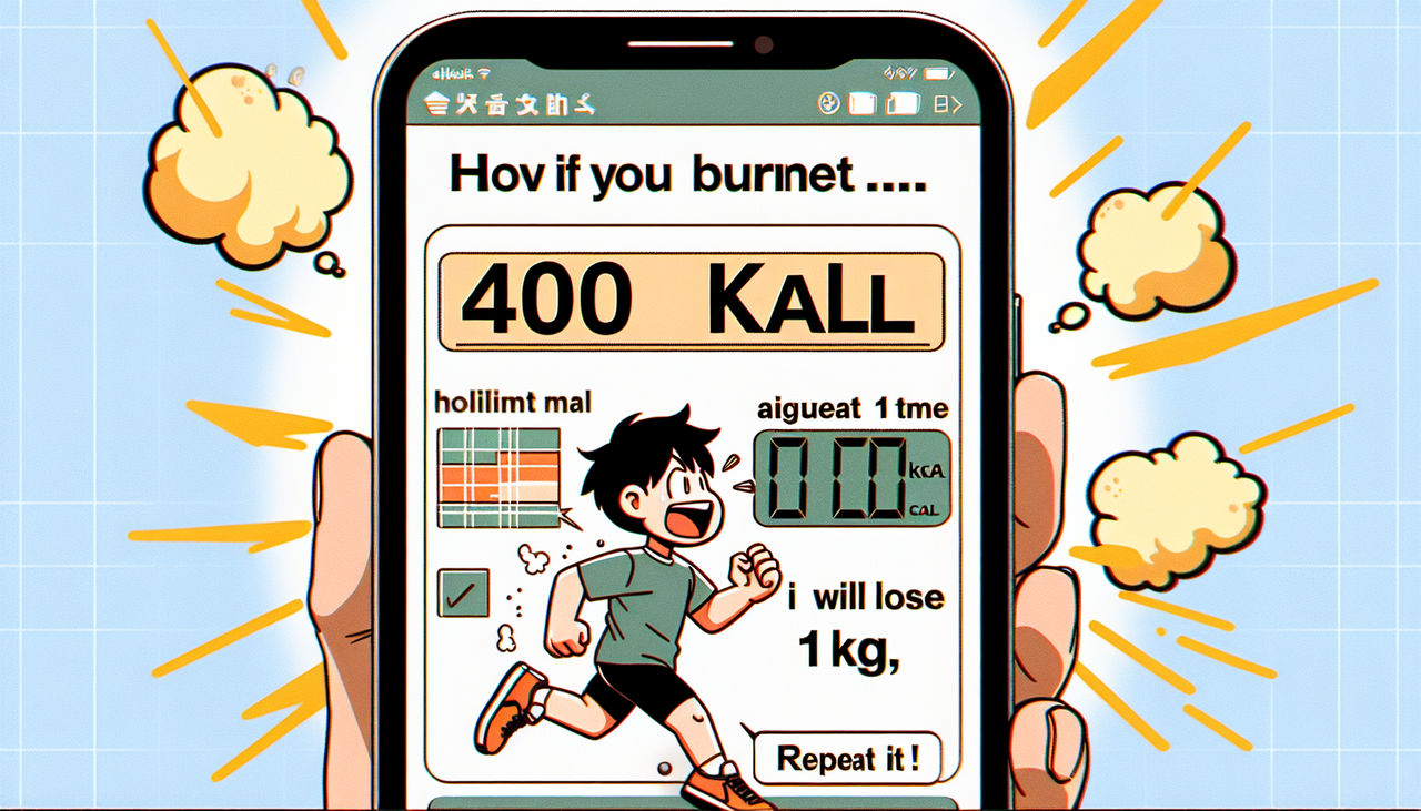 ワイ「ｾﾞｪ…1時間のジョギングで400Kcal消費したぞ！これを18回繰り返せば1kg減るや！」