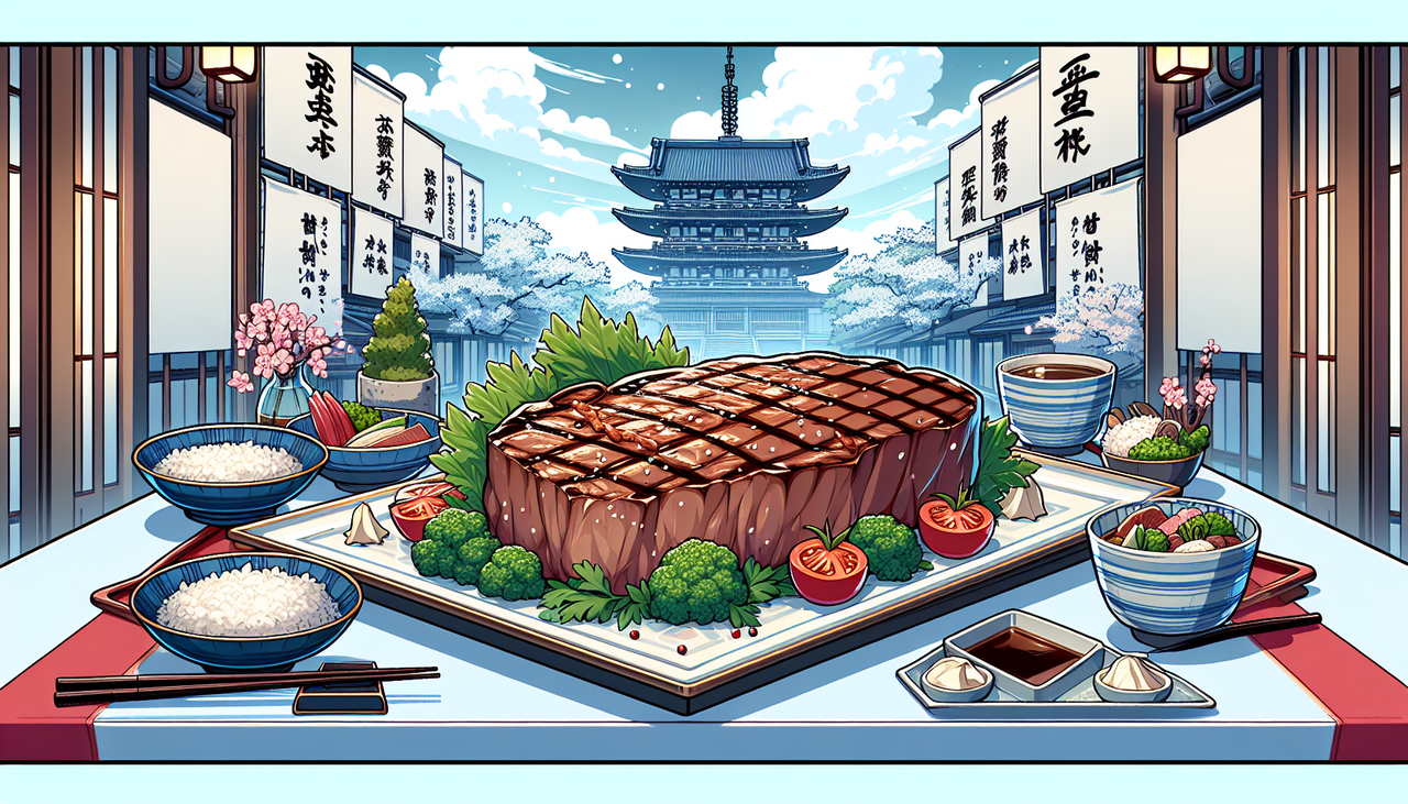 高級レストラン「ロイヤルホスト」のステーキ。庶民にはなかなか手が出ない