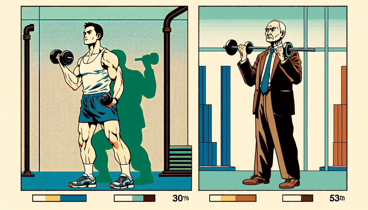 【急降下】30代から筋肉が衰える！50代で急に落ちるその理由とは？