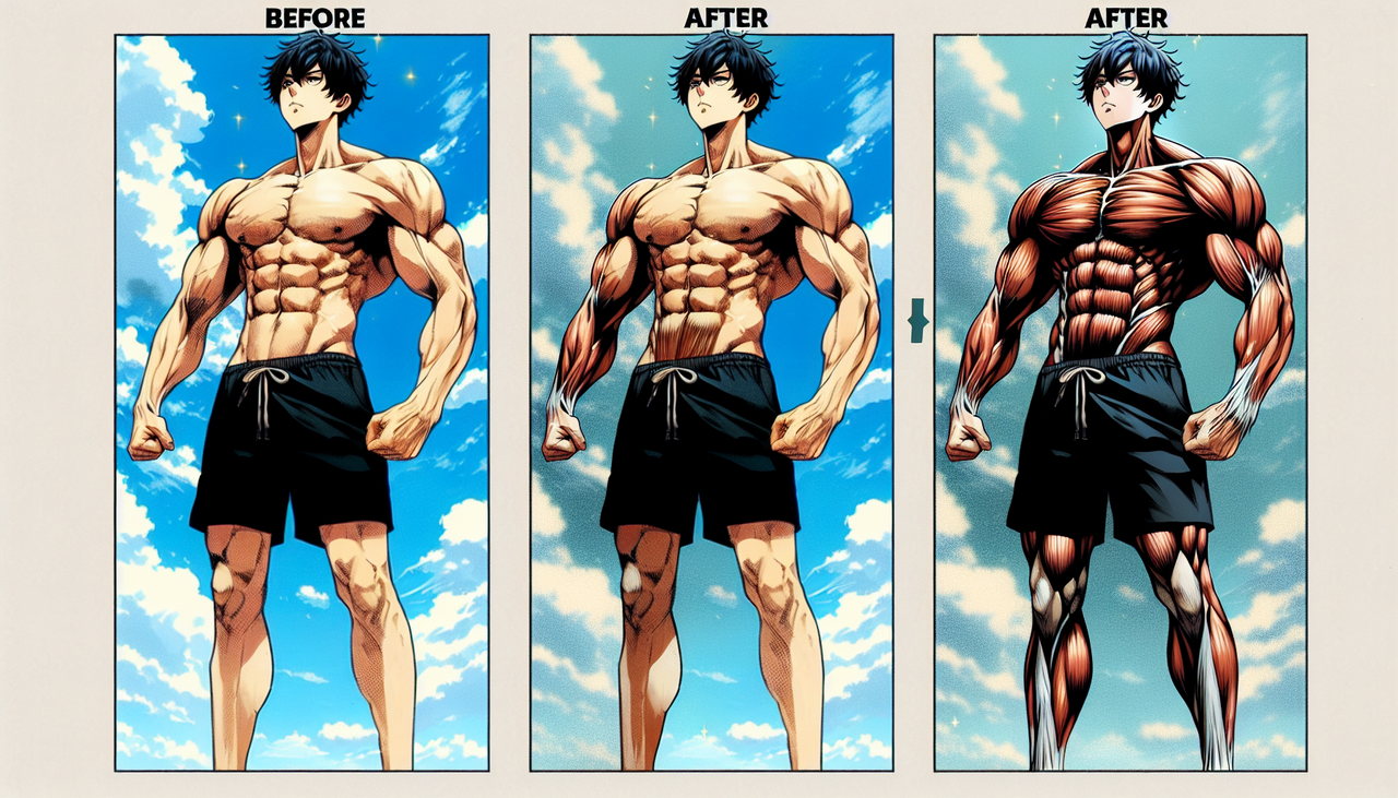 【画像】「継続は力なり」を体現したトレーニーのビフォーアフターがこちら！！！！！