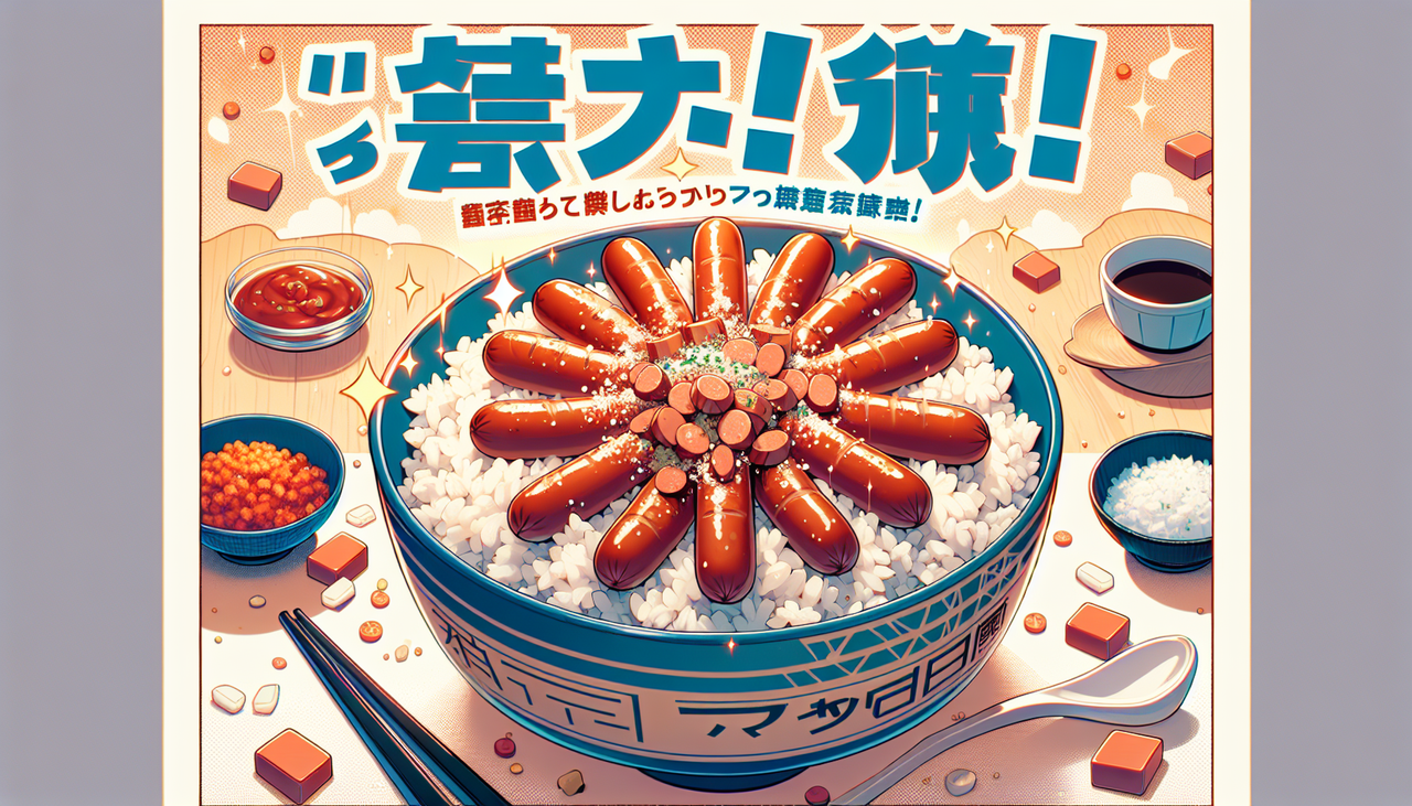 【美味】ウインナーが主役！止まらぬ白米どんぶりレシピ公開