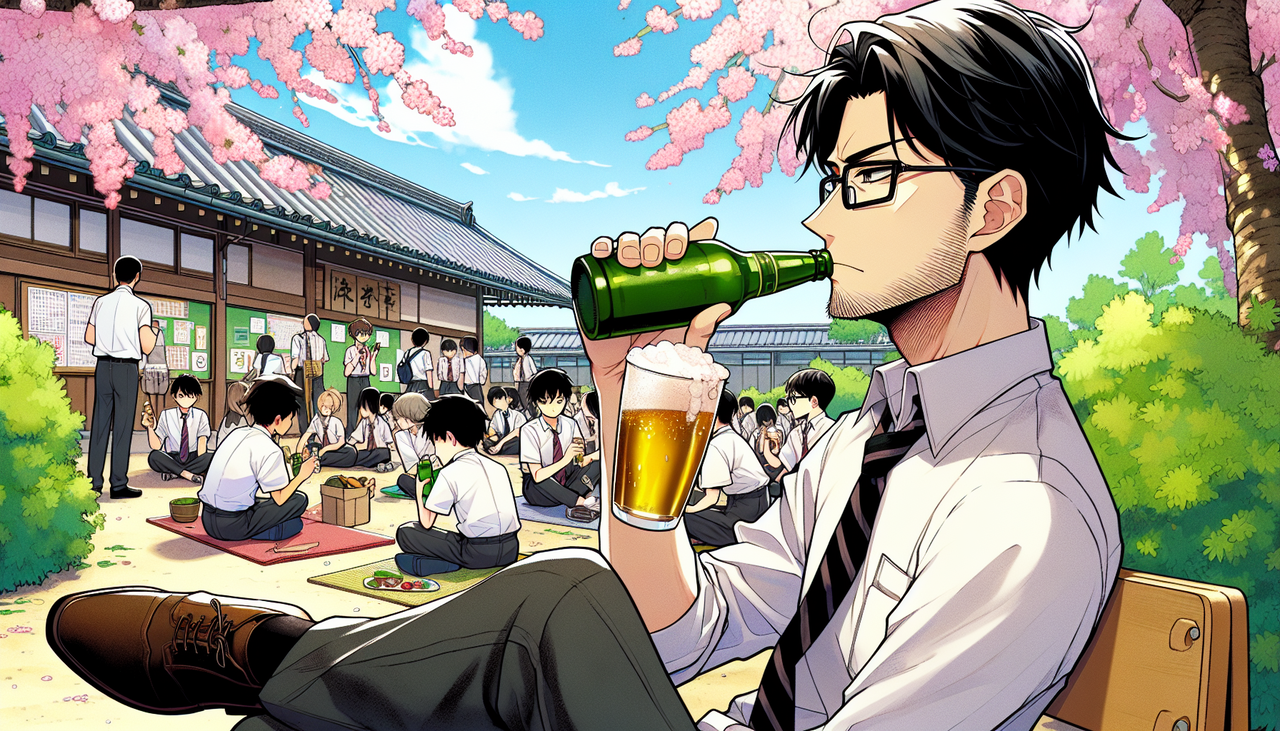 【悲報】修学旅行の昼食でビール飲んじゃった先生、誰かにチクられて減給処分