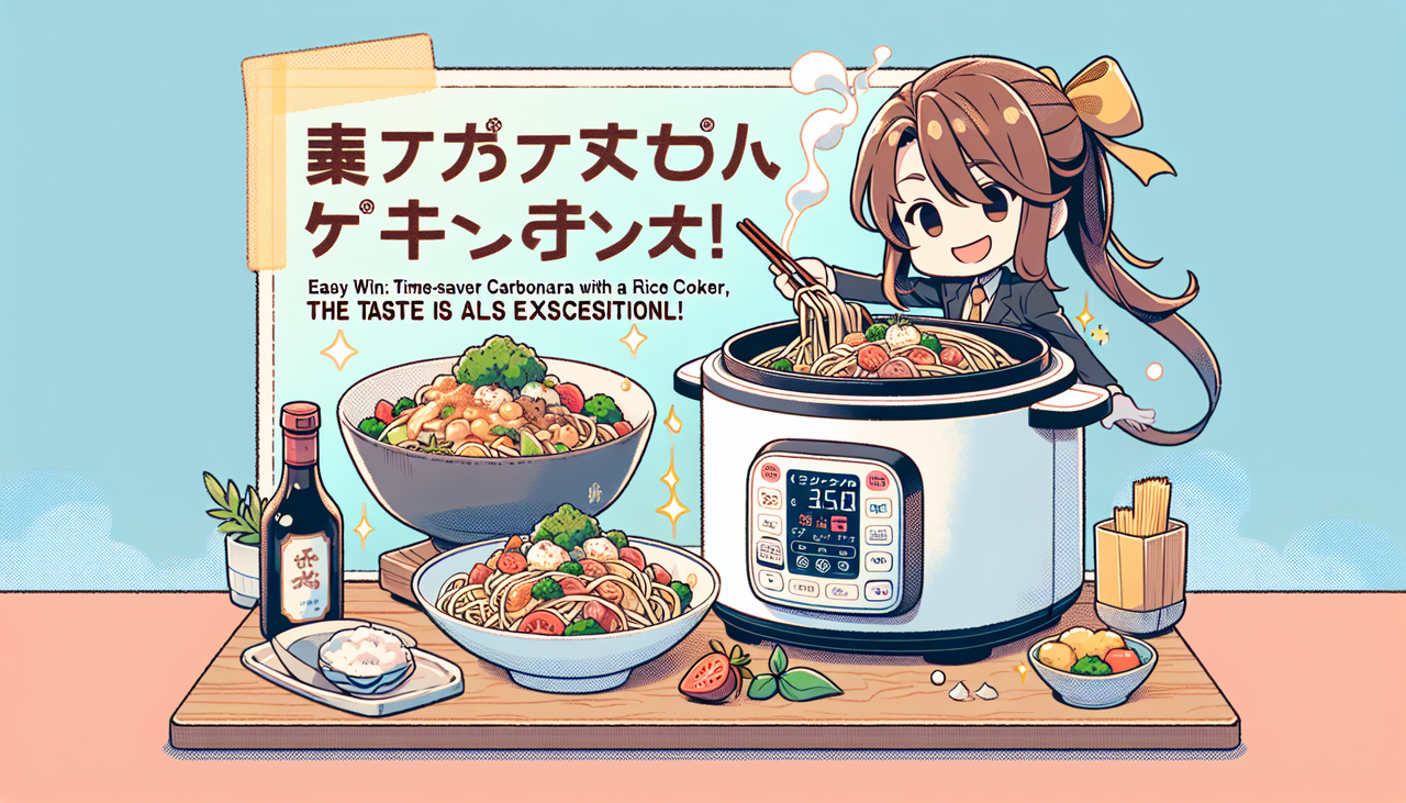 【料理】知ったらもう鍋には戻れない……炊飯器で作れる激ウマ時短カルボナーラがこちら