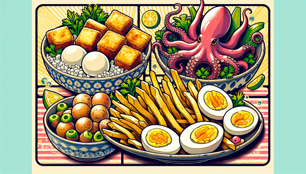 揚げると美味さが100倍になる食べ物「ちくわ」「タコ」「ゆで卵」。