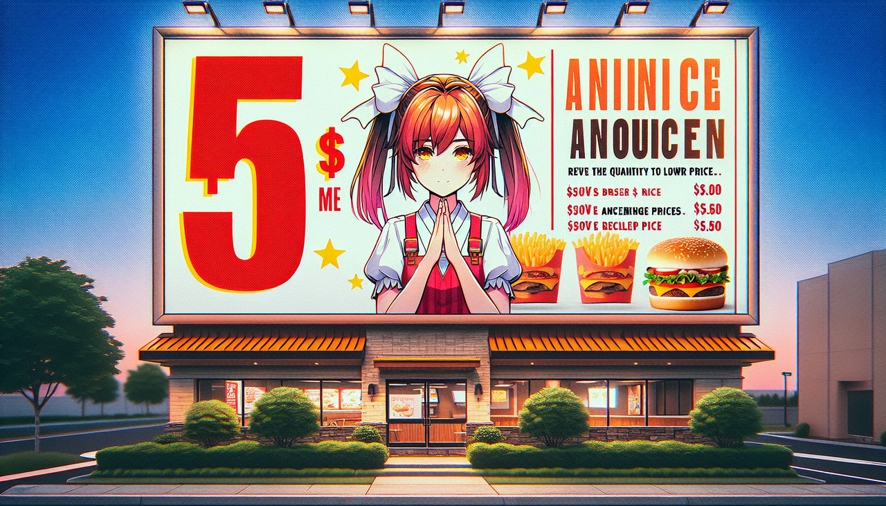 米マクドナルド、５ドルメニューを発表→量を減らして値段を下げる戦略施行へ