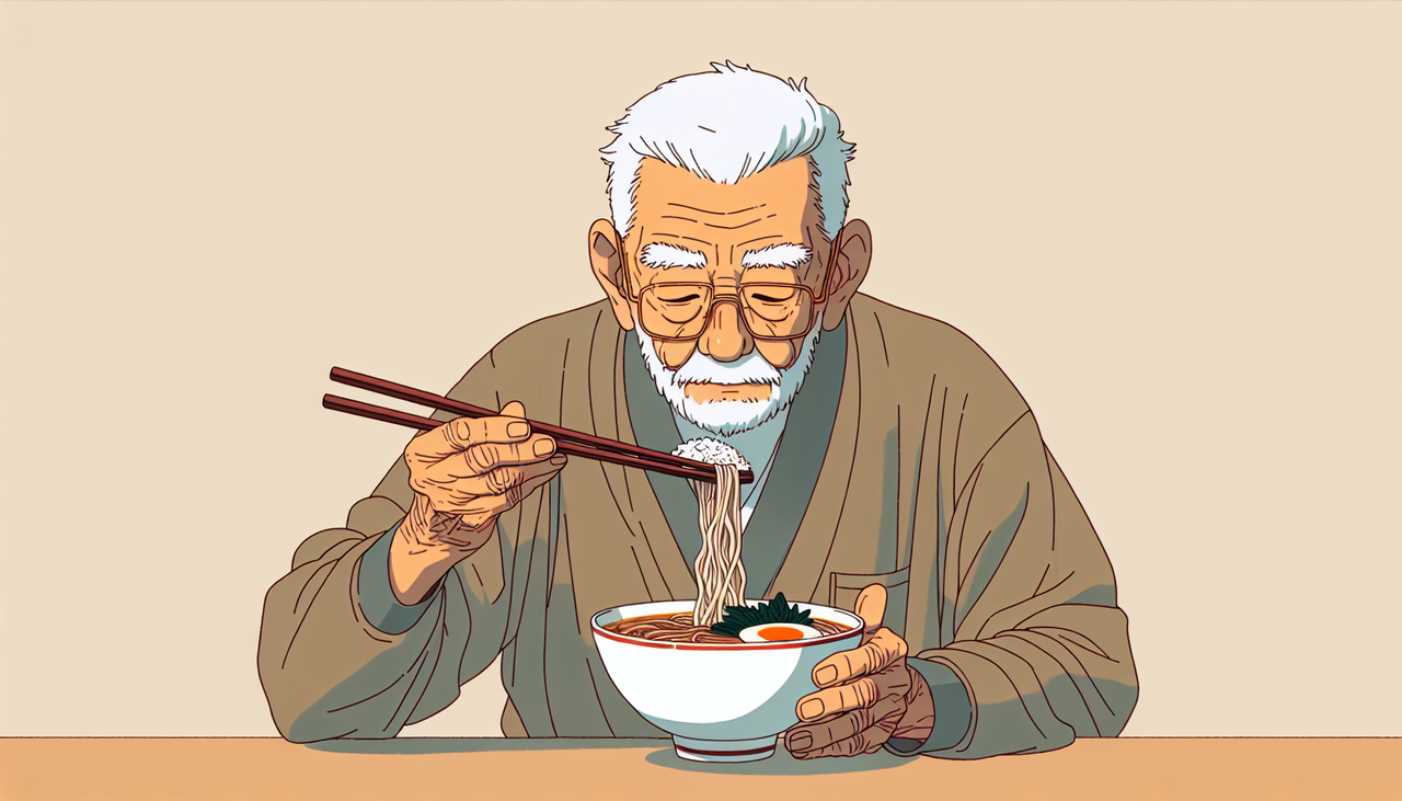 たまにラーメンのスープにご飯を入れて食べてるおじさんいるよね？