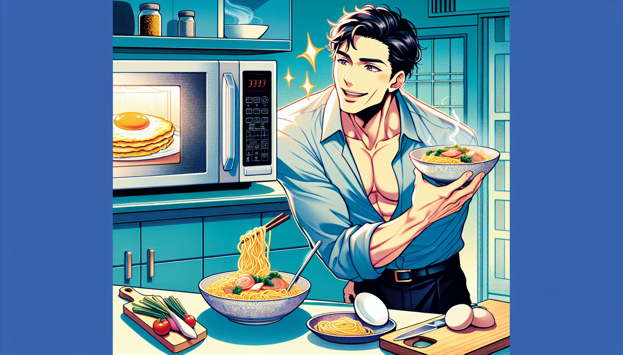 【激ウマ】夫が大絶賛したレンチンオムそばの作り方がこちら！