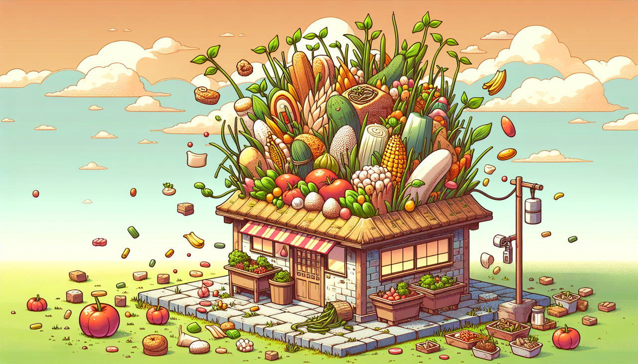 トリコに出てくる食材→「既存の食材と別の食材がくっついたもの」「○○の数百倍の旨味、甘味」「調理済みの食べ物がそこら辺に生えてる」