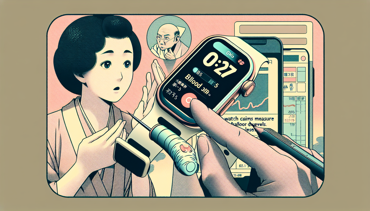 【悲報】スマートウォッチ「血糖値も測れるぞ」→日本糖尿病学会のコメントがこちらｗｗｗｗ