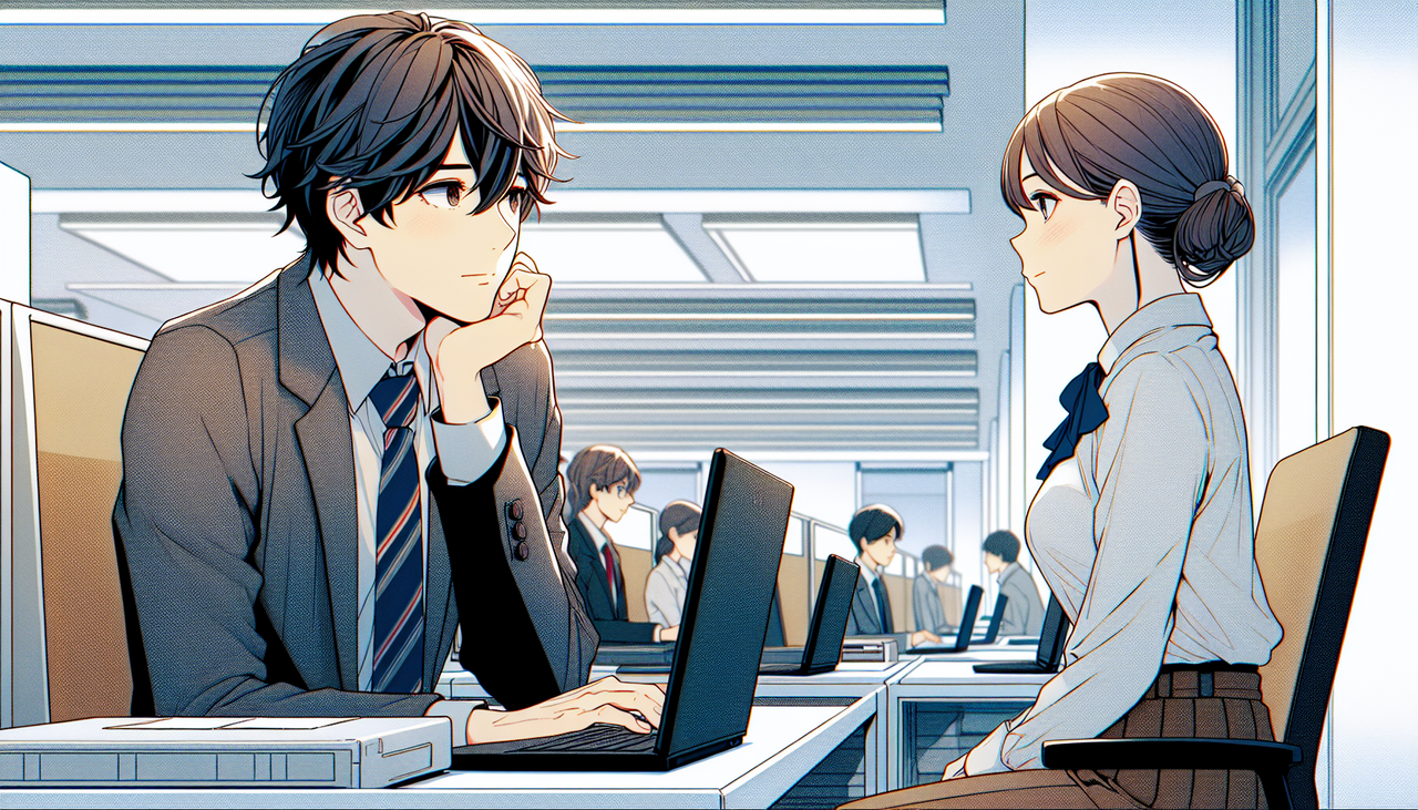 【悲報】ワイ、会社の事務員の女の子を好きだけど話すきっかけが無くて辛い