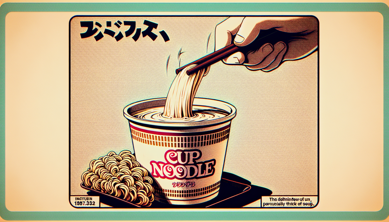 カップヌードルの新作発表、ねっちょりドロドロスープが特徴的