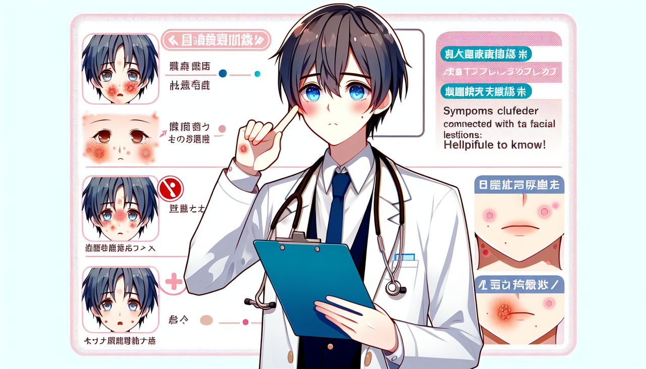 【保存】知っておくと便利な「顔のデキモノとつながる"症状"」がわかる絵がこちら！！！