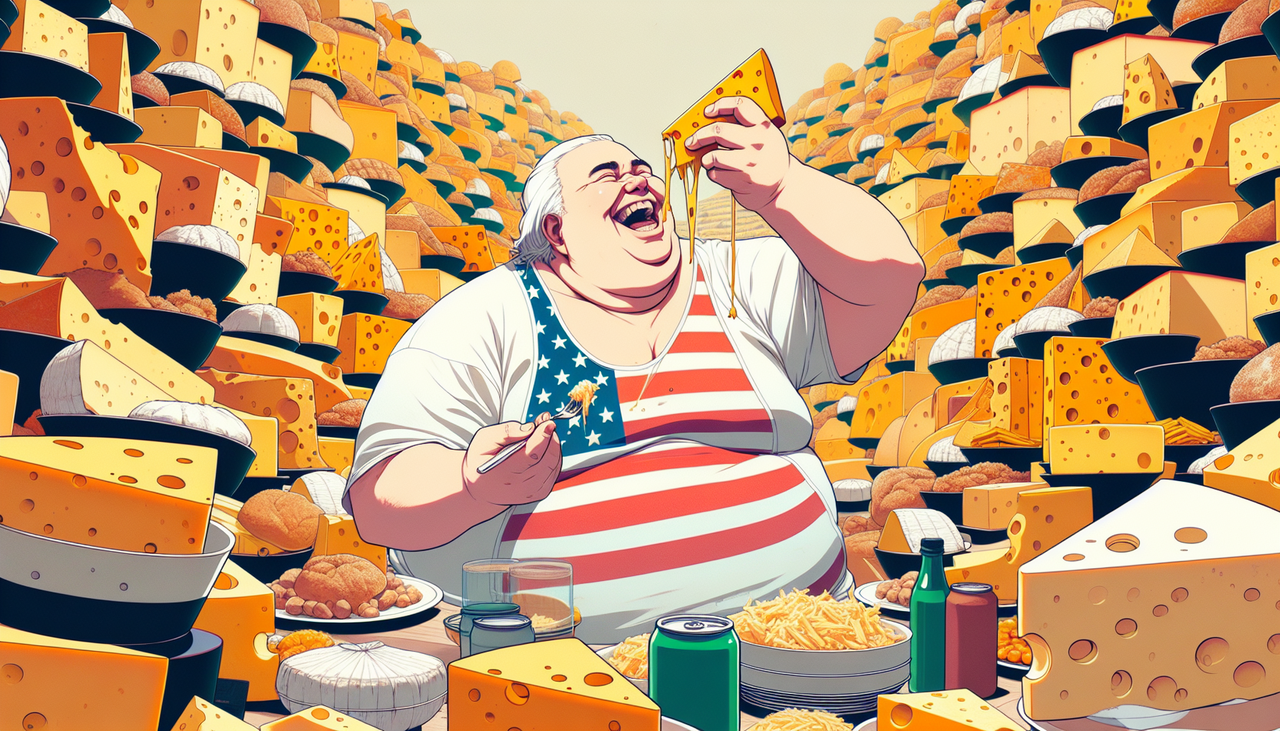 チーズを1日4kgも食べていたアメリカ人、とんでもないことになる