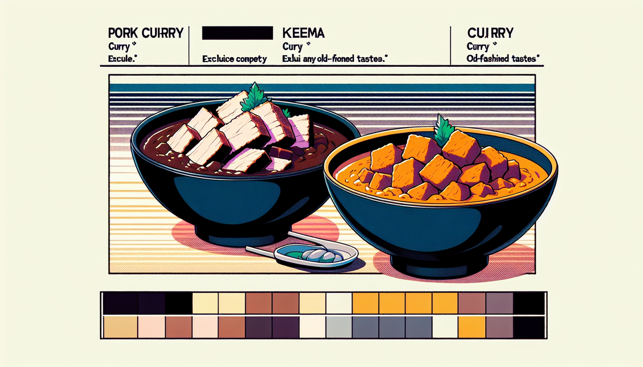 ３大カレー「ポークカレー」と「キーマカレー」あとは・・？