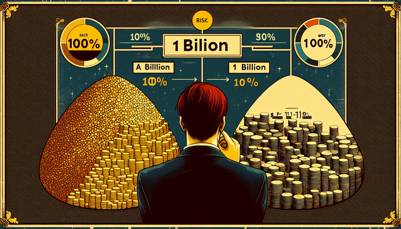 理系「数学が分かってる人間であれば100%の1億より10%の11億を選ぶ。これが期待値だ」