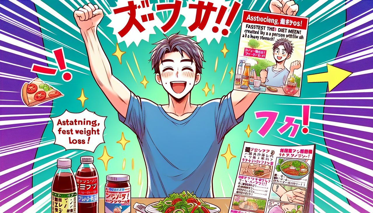 【驚愕】最短爆速減量!超絶腰の重いデブが作ったダイエットメニュー表公開!