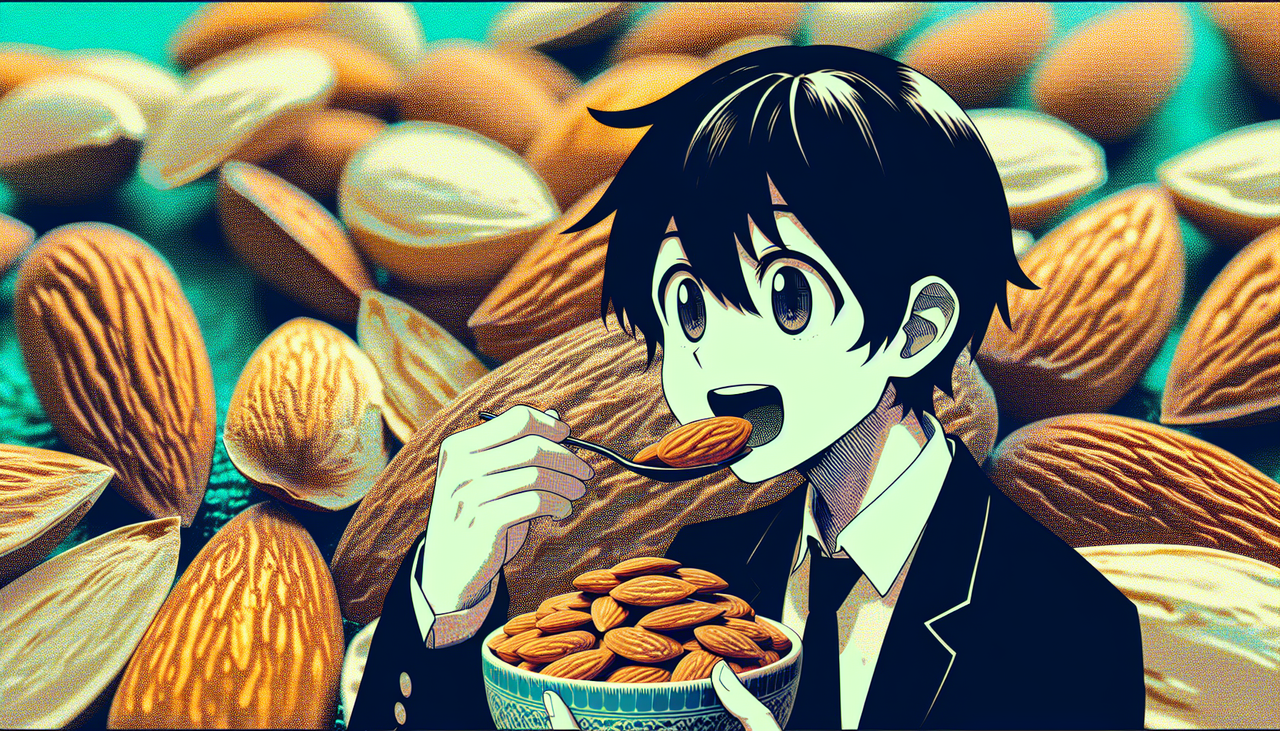 アーモンドを食べるとかなり体に良い。不老不死レベルだよ。食べてみよう、23粒