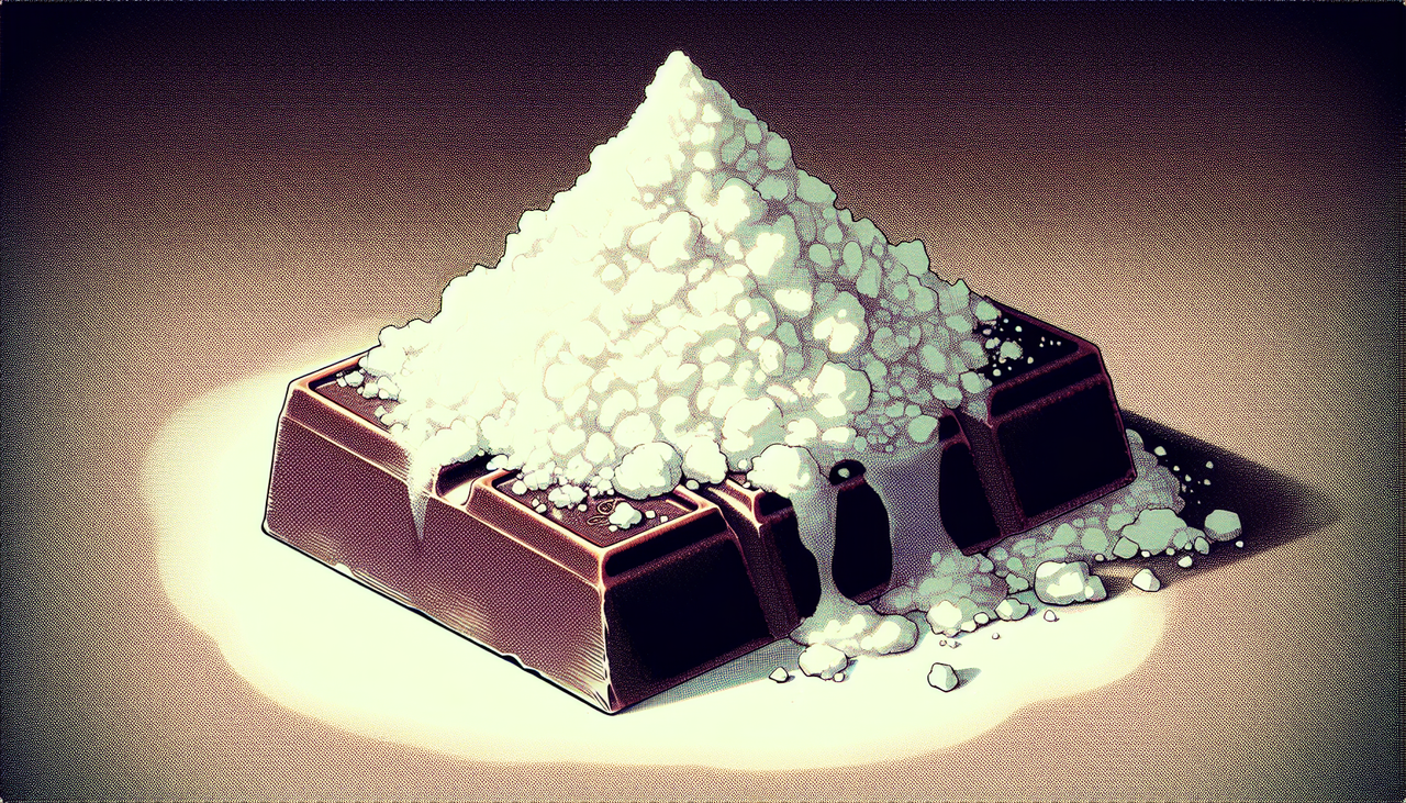 チョコレートに付いた白い粉の正体って何？食べても大丈夫？