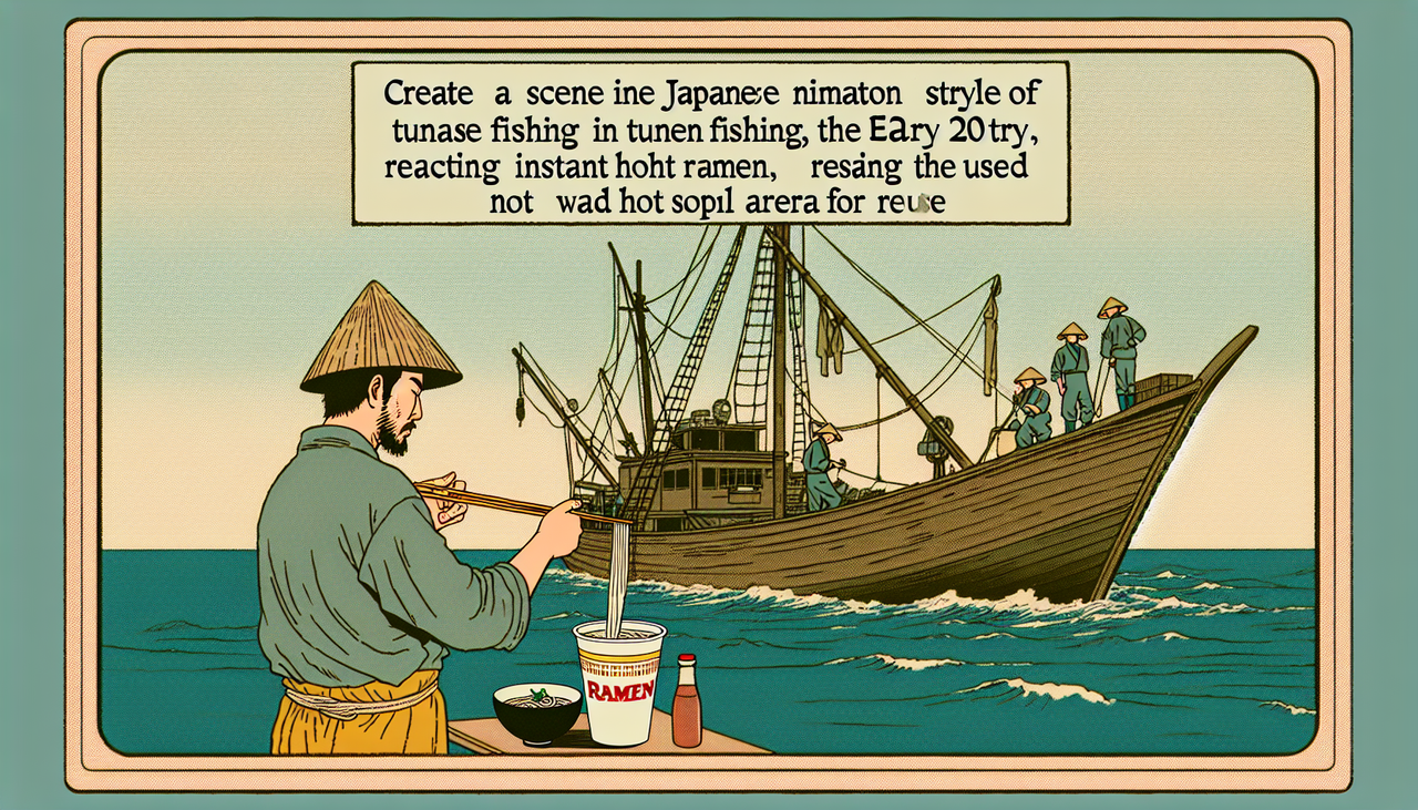 【衝撃】マグロ漁師「船内でカップラーメン食べる時、お湯はここに捨てて再利用します」