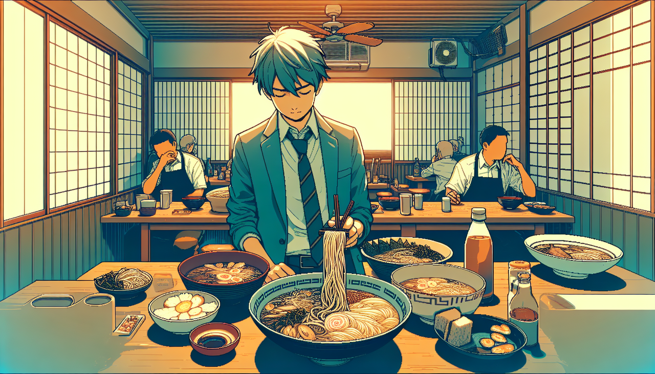 【悲報】毎日ラーメンを食べてた職場の先輩、死去