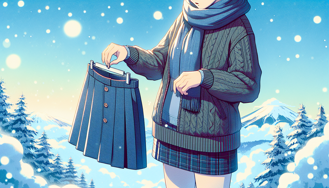 女「冬だけどミニスカ履くか」