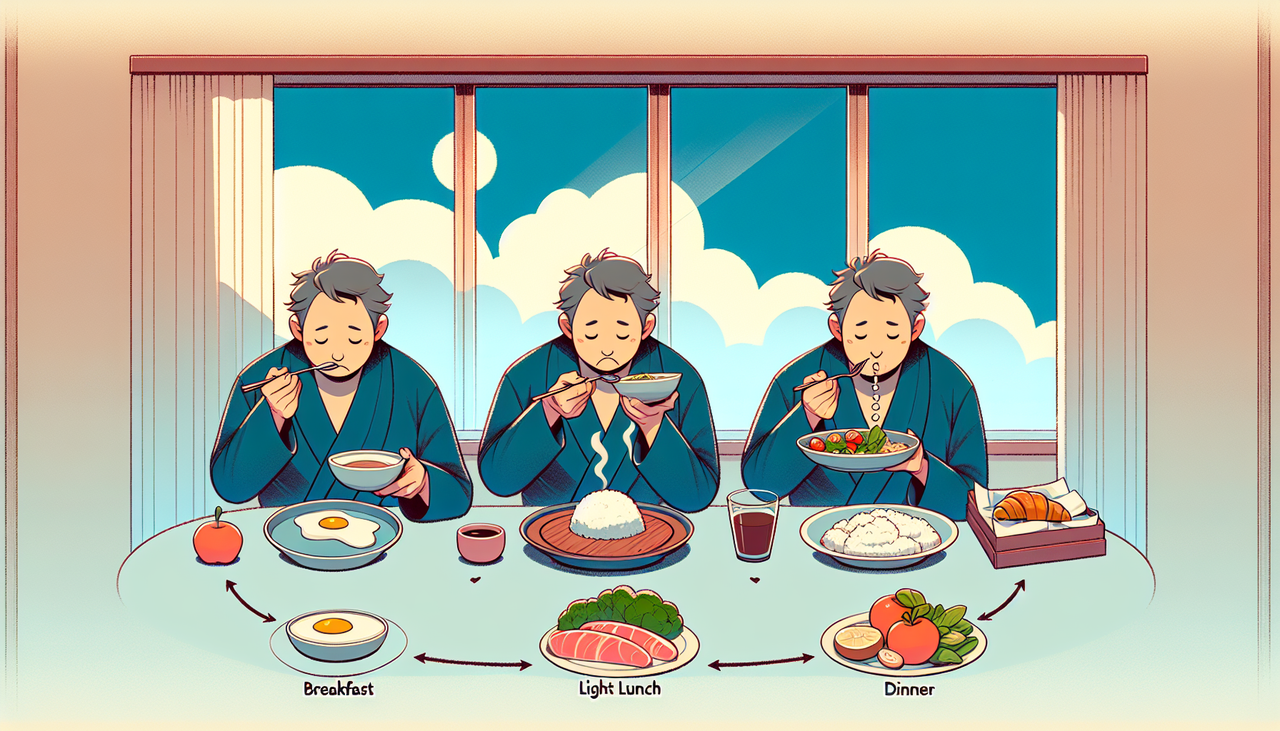 朝:食わない　昼:少なめ　夜:ドカ食い←これな