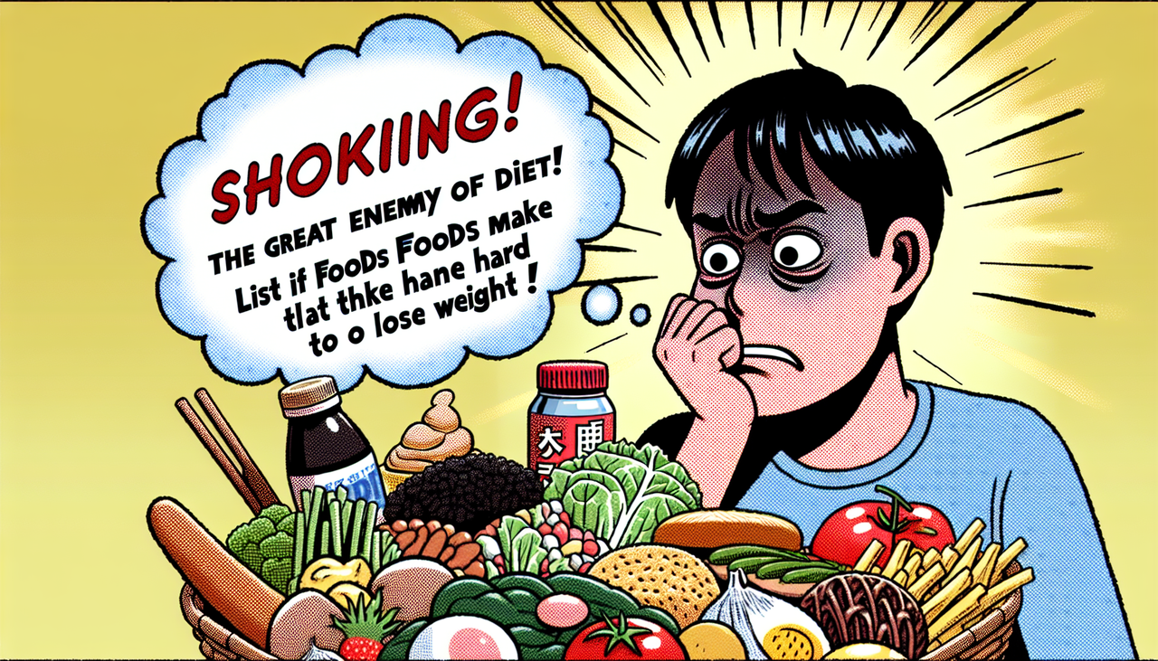 【衝撃】ダイエットの大敵！これを食べると痩せにくい食品リストがこちら