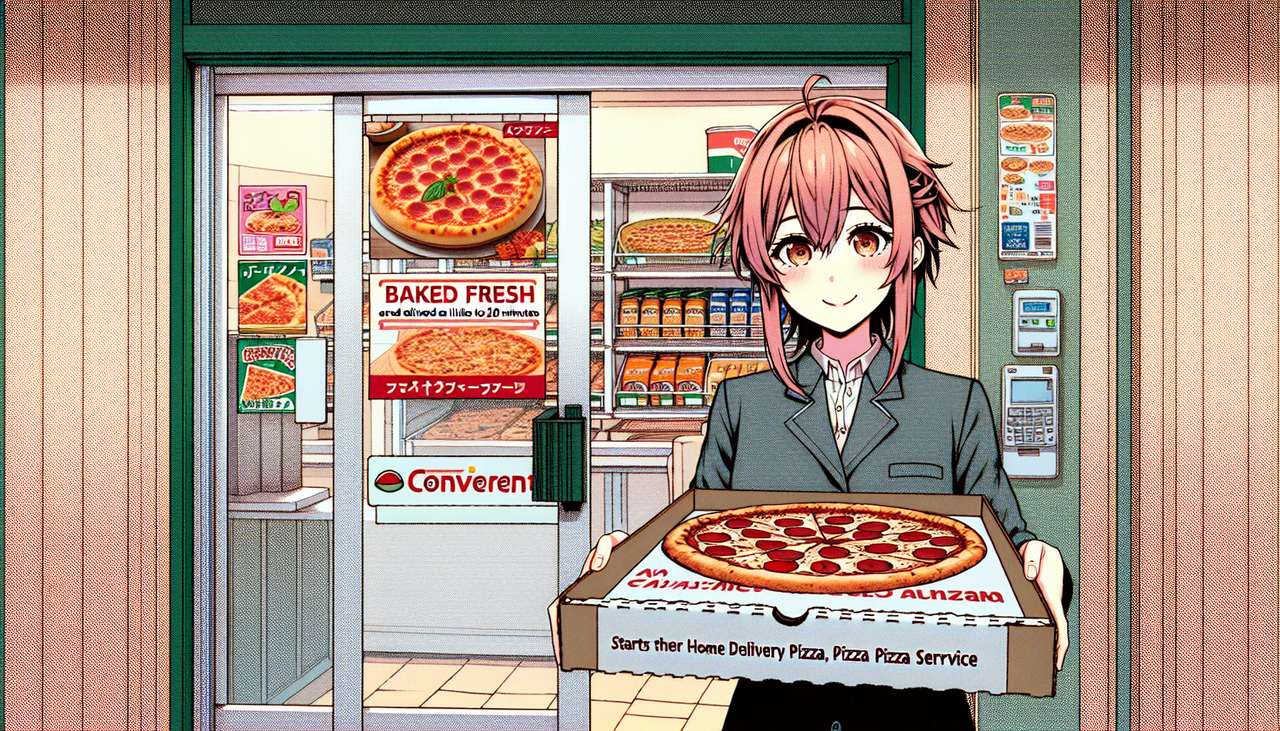 セブンが宅配ピザのサービスを開始したって知ってる？