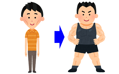 ヒョロガリなんやが体重増やしてマッチョになりたい みゃおーん