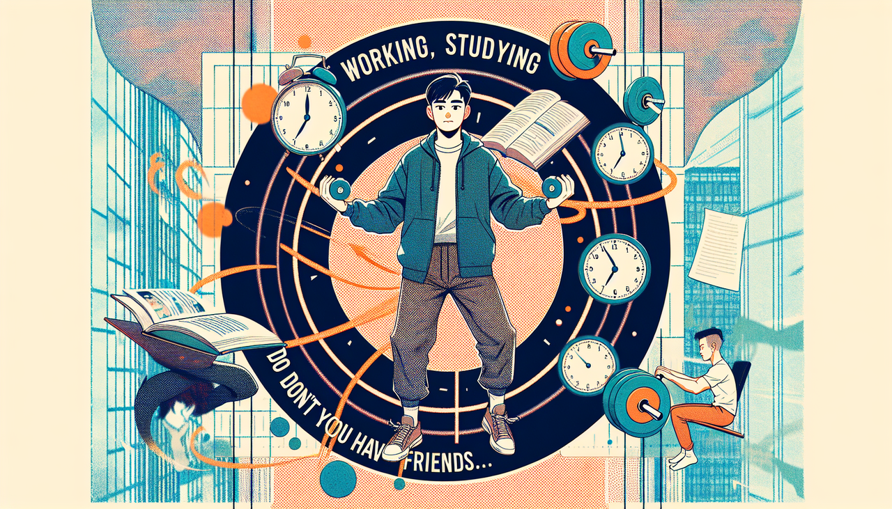 強キャ「仕事して勉強してジム行って…」←…友達おらんの？