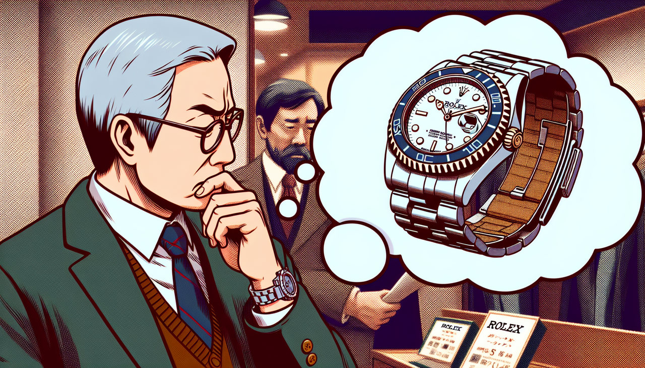社会人だからロレックスの時計を買おうと思ってる