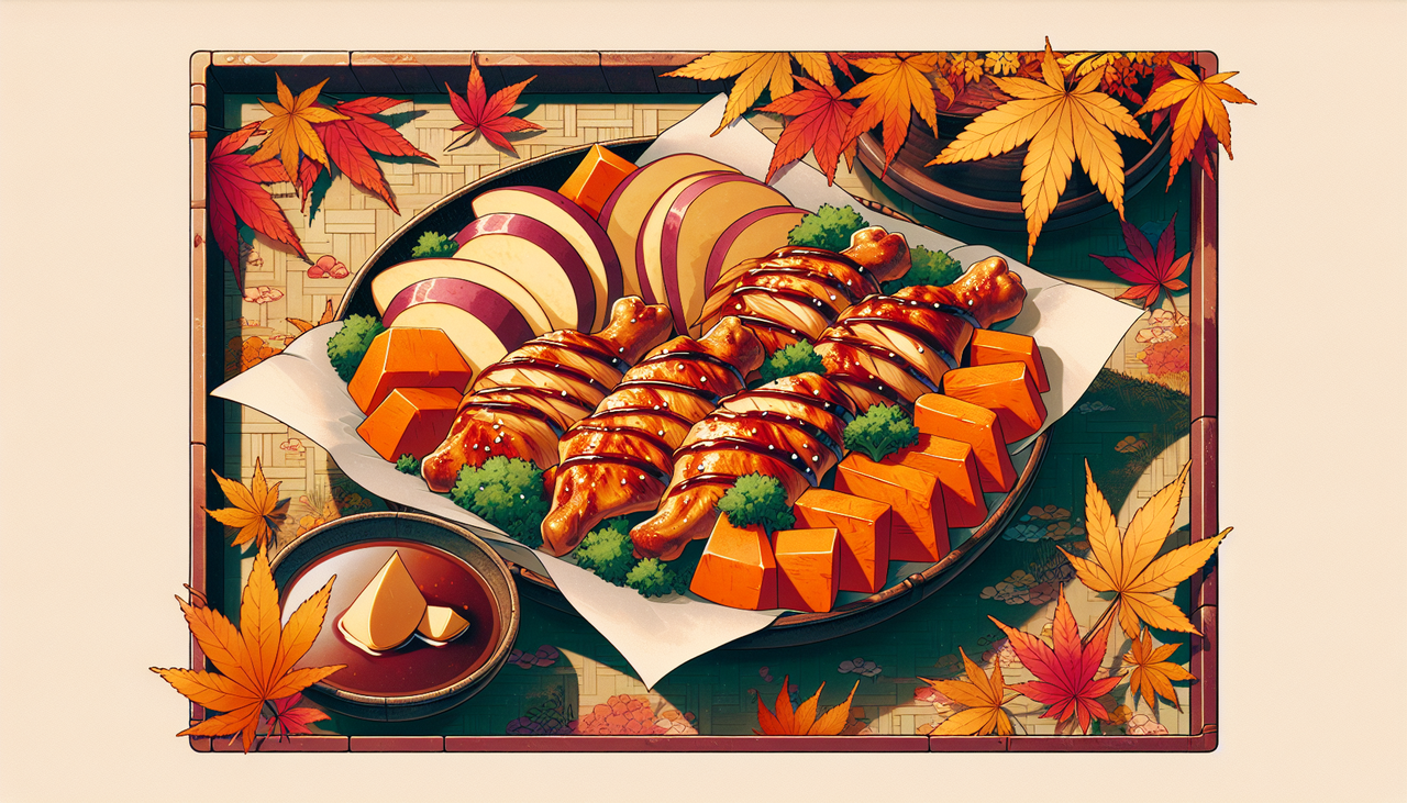 【旨秋】鶏肉とさつまいものてりてり焼き！秋のおかずに最高な一品がこちら！！！