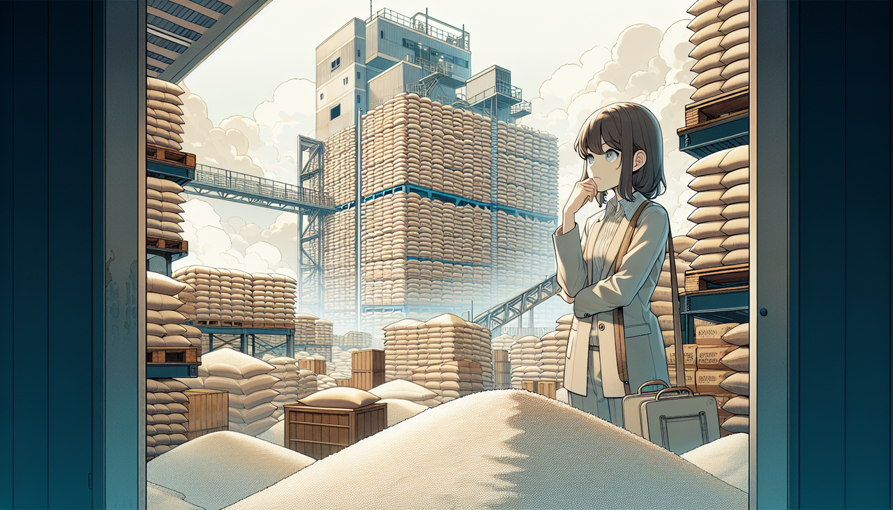 新米が高すぎて消費者が買わずに倉庫に山積み。卸業者は「このままだと値崩れ。どうすれば…」と警戒している