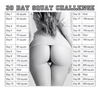 30日スクワットチャレンジ ようなしのダイエットが成功するまで 30日スクワットチャレンジ ようなしのダイエットが成功するまで