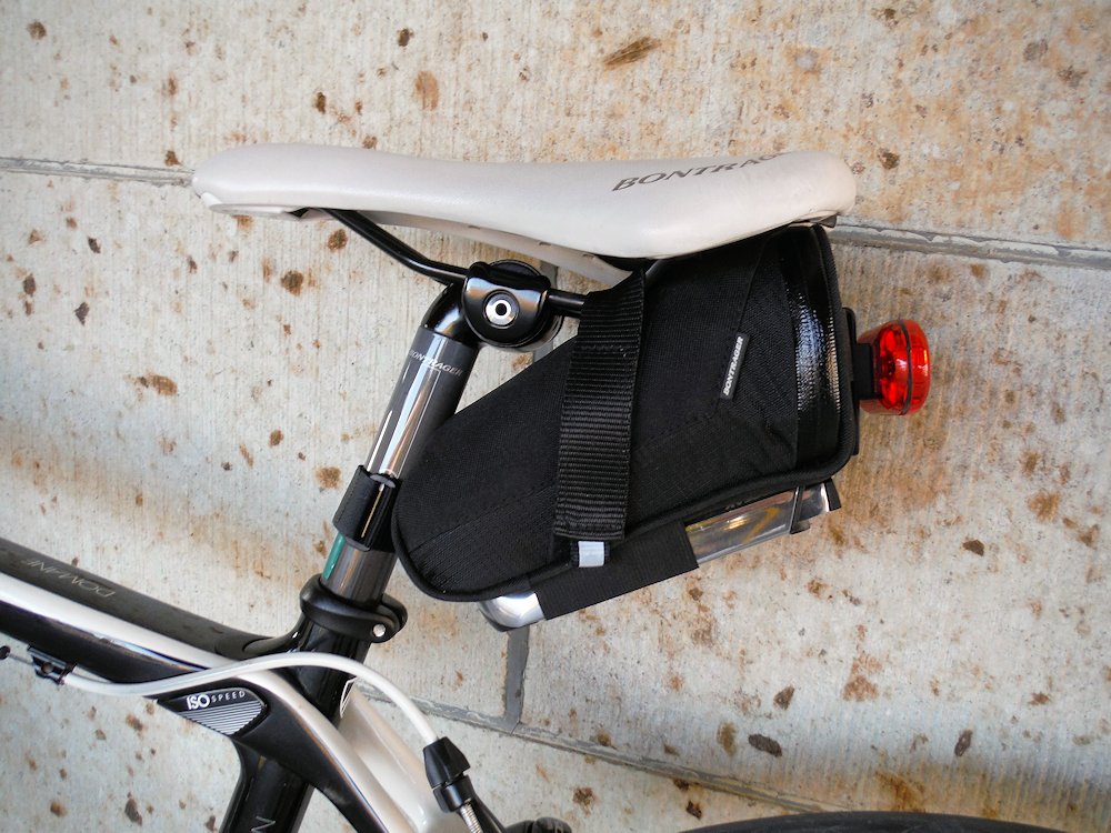 サドルバッグ （壊れています） BONTRAGERサドルバッグ 壊れる : 自転車deフィットネス&愛犬はな日記