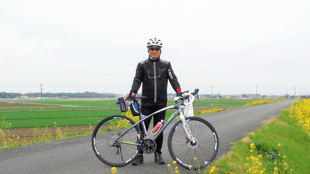 今日の自転車deフィットネス 4/10 ANYROAD2で母子島遊水池 : 自転車de