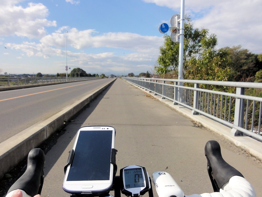 田川サイクリングロード 鬼怒川サイクリングロード完全走破 60km 自転車deフィットネス 愛犬はな日記