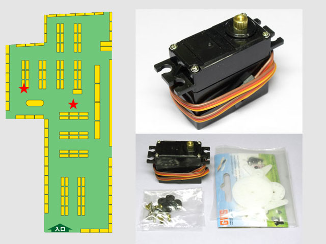 GWS メタルギヤ＋ボールベアリングのサーボモータを特価販売