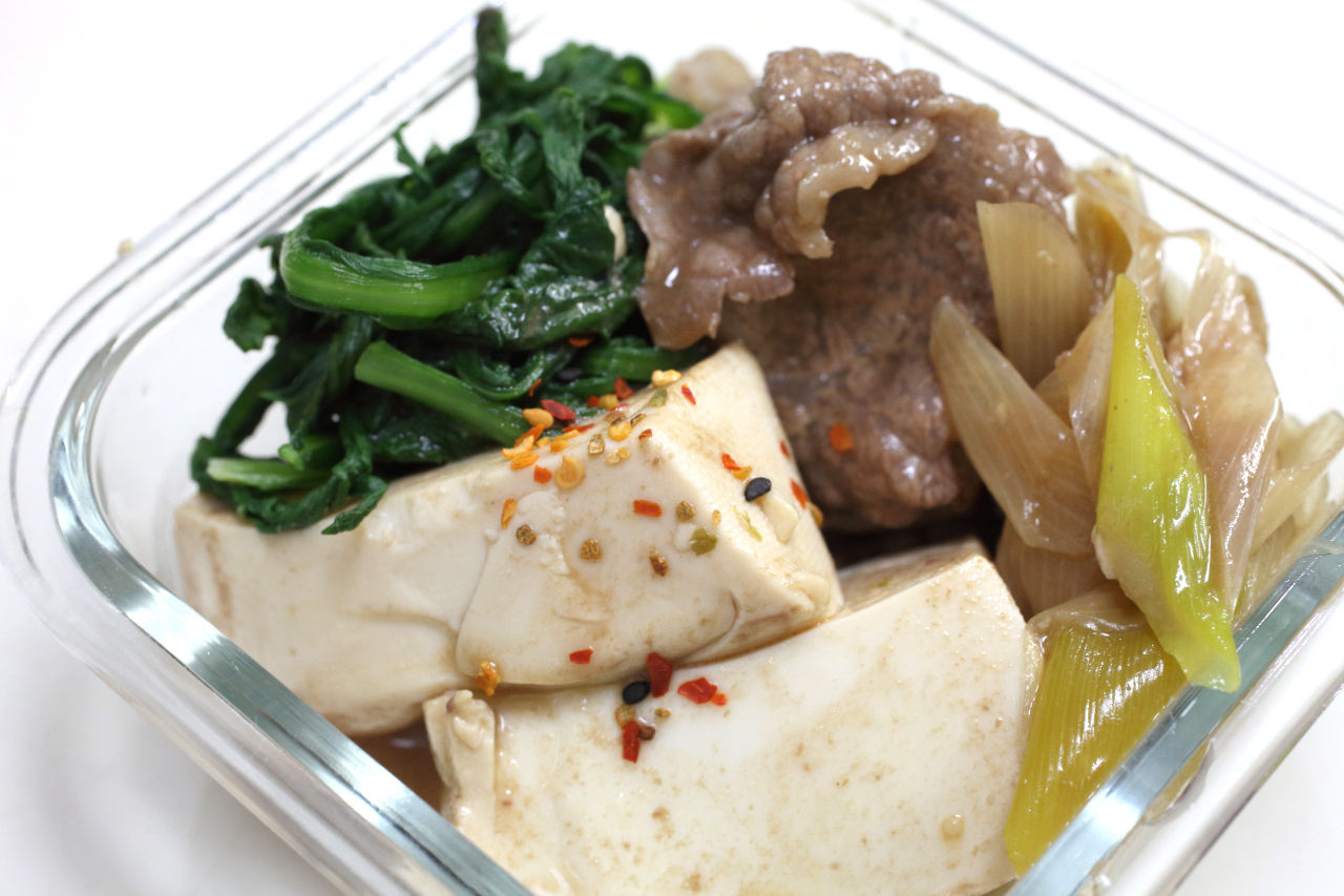カサゴ煮付け 肉豆腐 そら豆のかき揚げ 菜の花の辛子和え 豆苗とカニカマの卵とじ 今日の弁当問題 カサゴ煮付け 肉豆腐 そら豆のかき揚げ 菜の花の辛子和え 豆苗とカニカマの卵とじ 今日の弁当問題