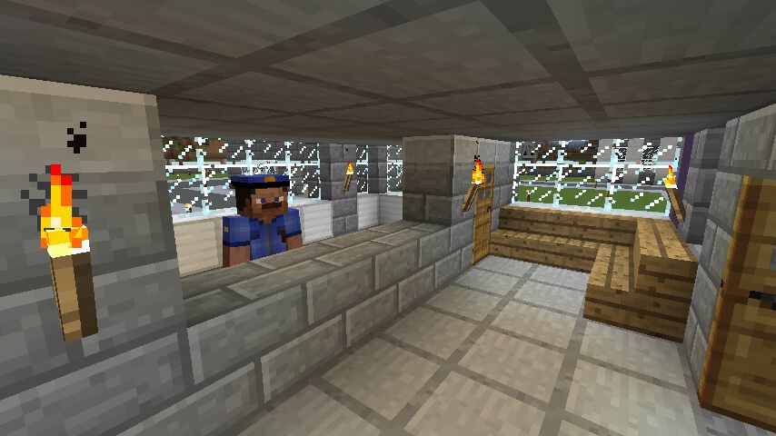 湖畔の街に警察署と消防署を建てる Minecraft ぼちぼちブログ的備忘録 湖畔の街に警察署と消防署を建てる Minecraft ぼちぼちブログ的備忘録
