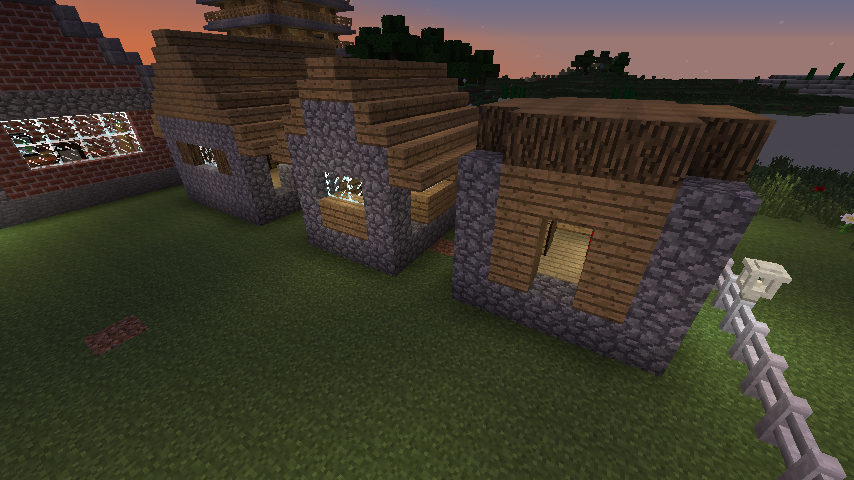 一人ぼっちの村に住民を 家を建てまくる Minecraft ぼちぼちブログ的備忘録