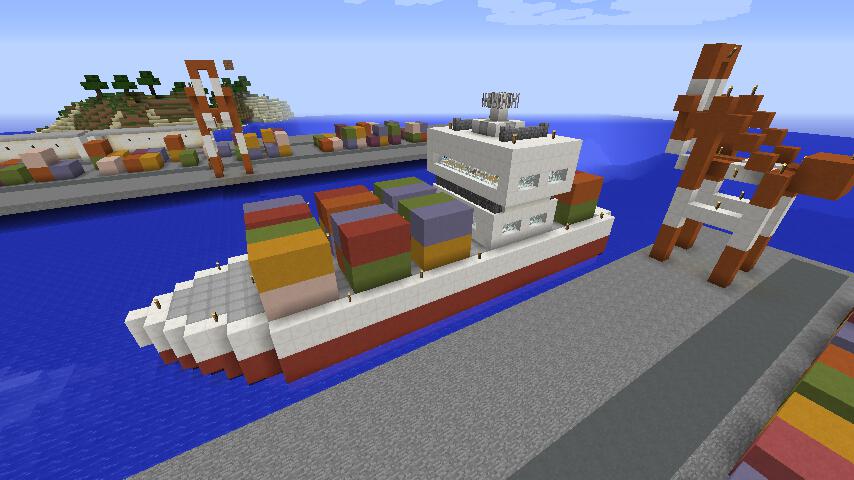 港湾都市の建設 港づくり 1 Minecraft ぼちぼちブログ的備忘録
