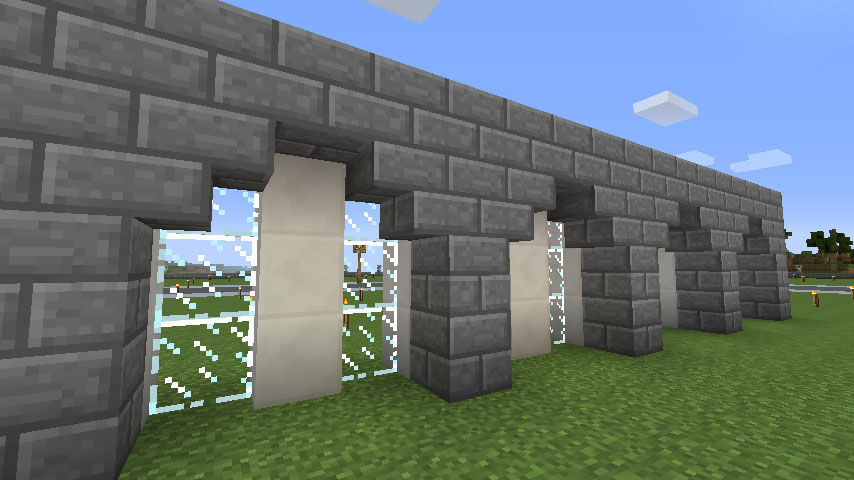 次々とビル建設 市役所を建てる Minecraft ぼちぼちブログ的備忘録