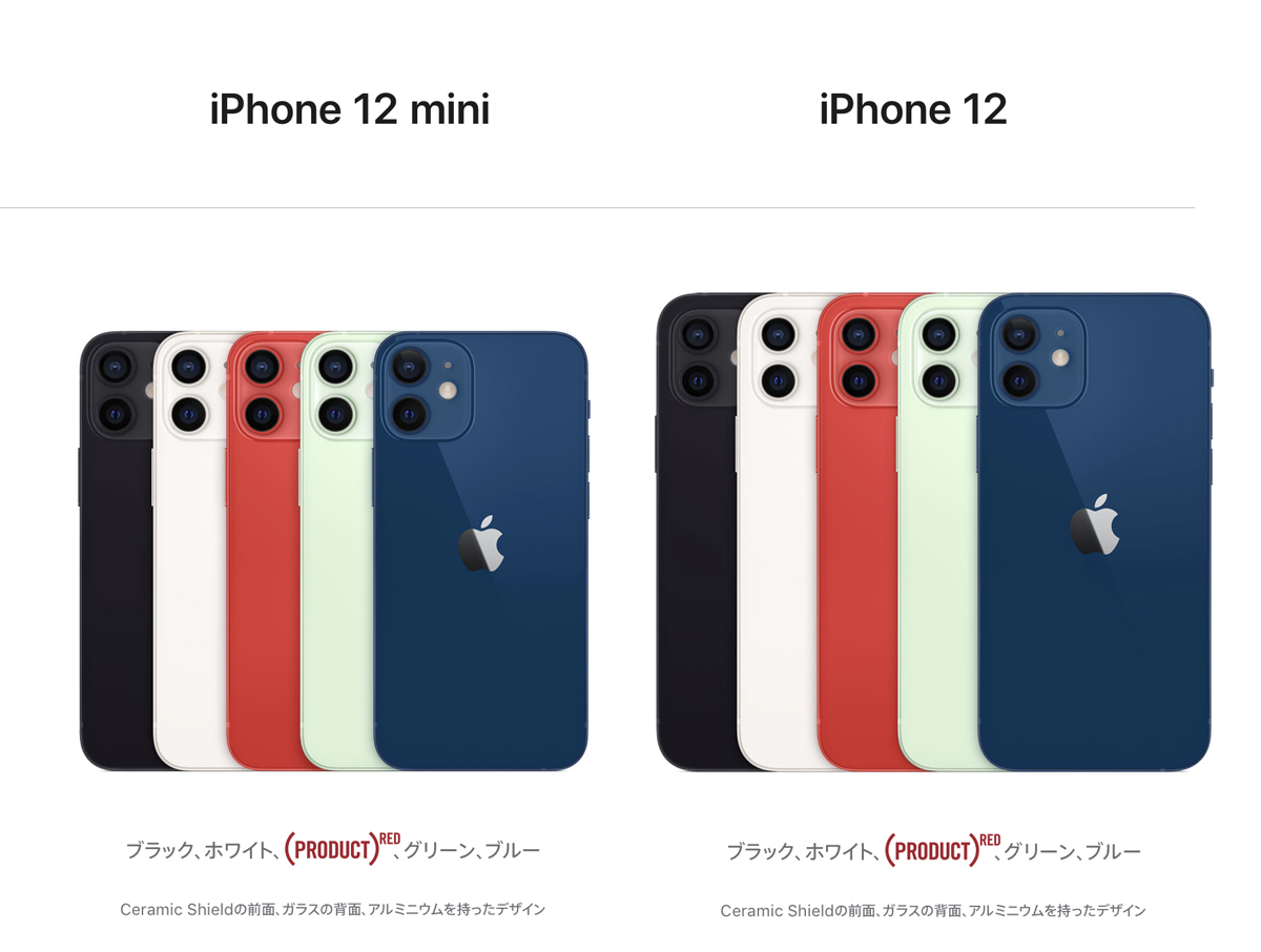 iPhone12カラー