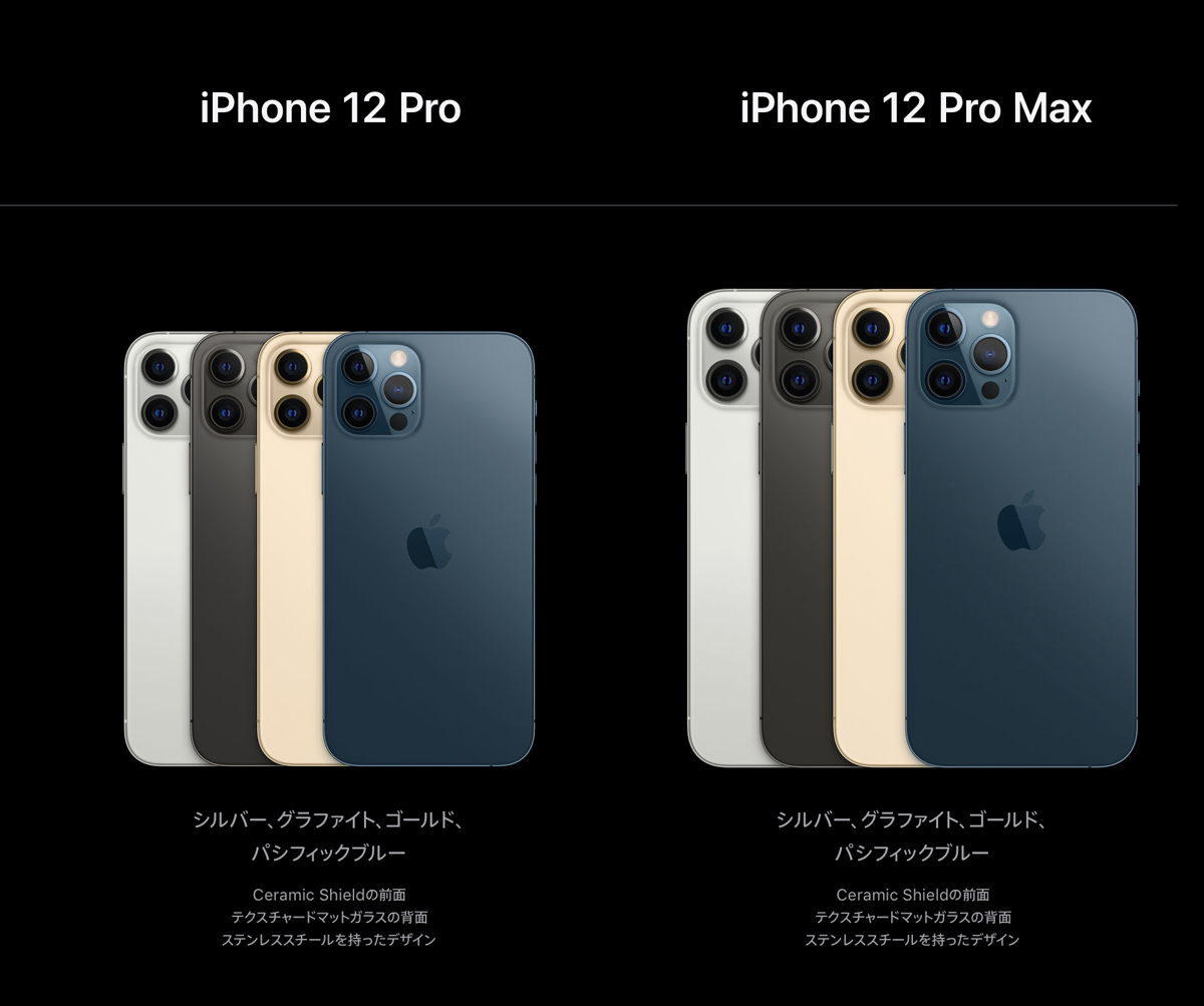 iPhone12 Proカラー仕様