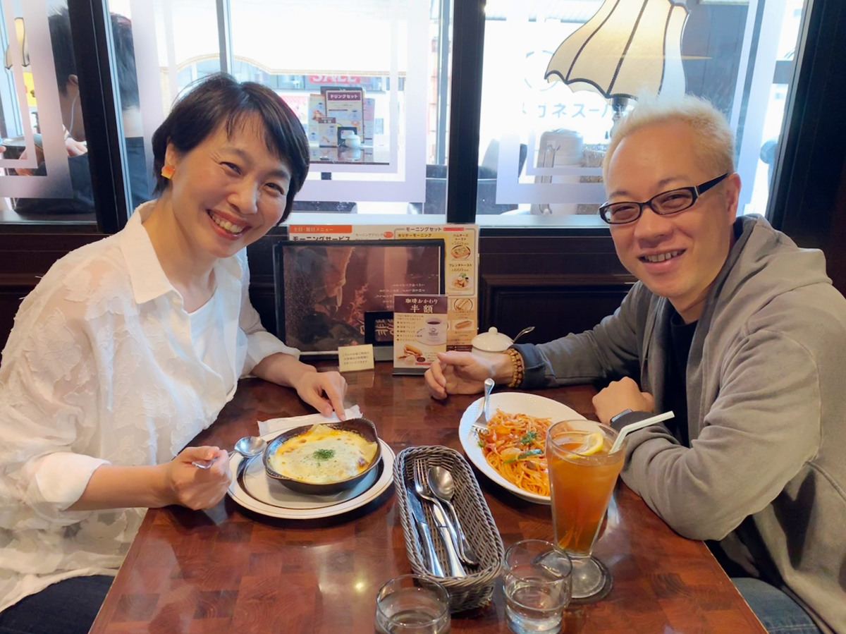 祥子さんとランチを