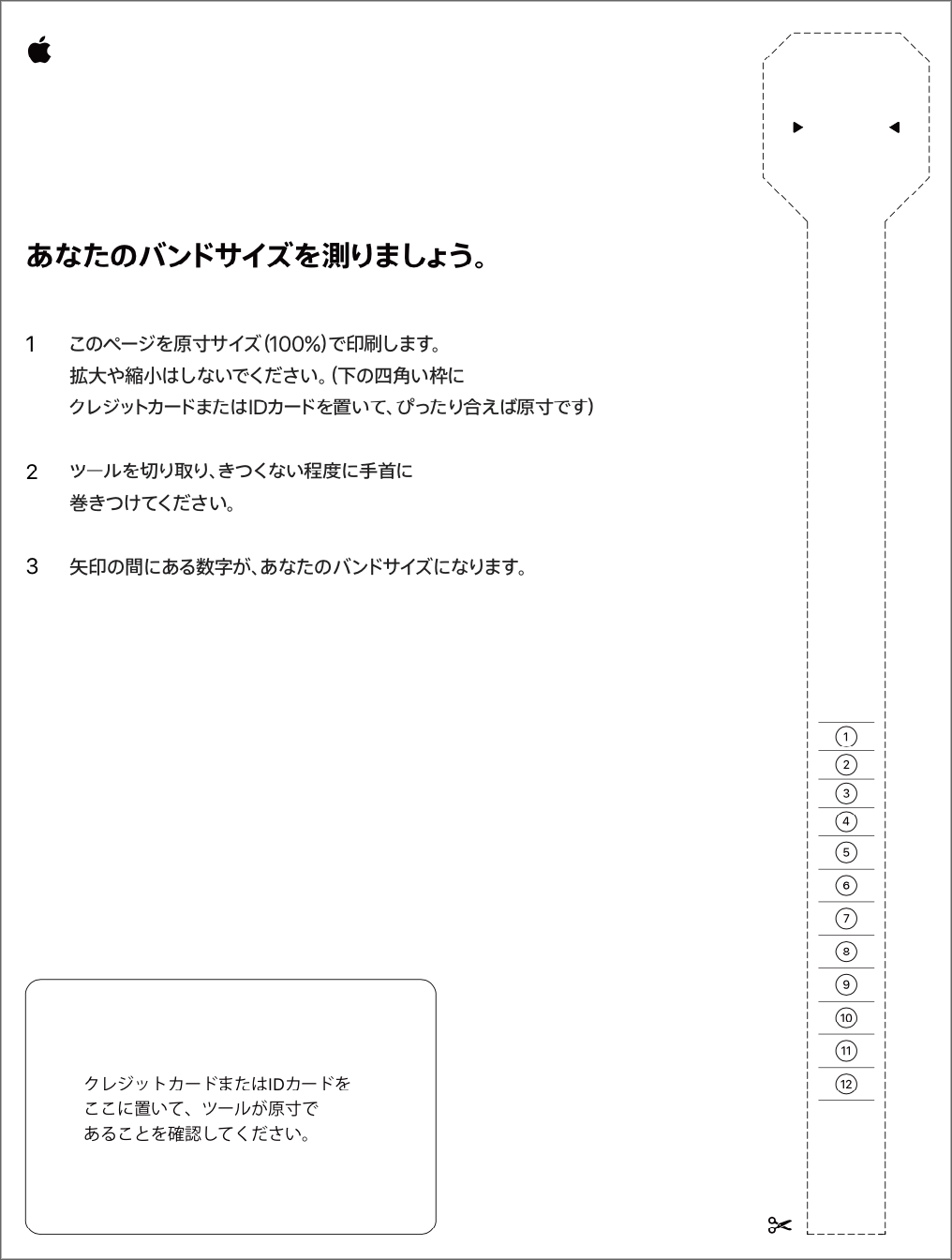 Apple Watchサイズ旧サイズ表