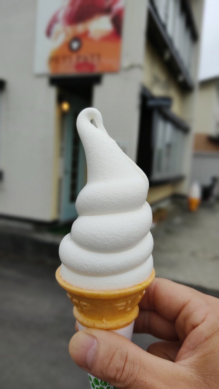 鈴木牧場の生乳を使ったソフトが函館でも食べられるんです… 函館