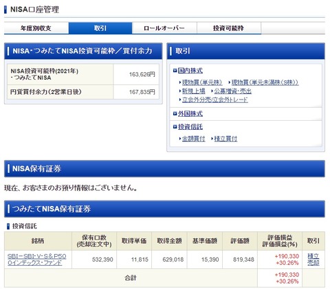 SBI証券_210730